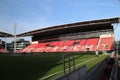 Footbal soccer stadium of FC Utrecht named nieuwe Galgenwaard from inside