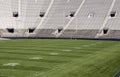 Footbal Stadium field Royalty Free Stock Photo