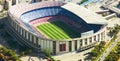 Footbal stadium Nou Camp in Barcelona Royalty Free Stock Photo