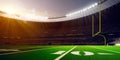 Football Arena Stadium Day Royalty Free Stock Photo