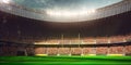 Football Arena Stadium Day Royalty Free Stock Photo