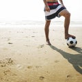 Football Ball Exercise Lifestyle Sport Summer Concept