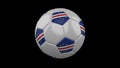 Football ball with flag Cape Verde, 3d rendering