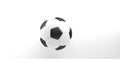 Football ball. soccer football ball 3d render