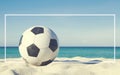 Football on the beach Activity Sport Concept