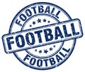 football blue stamp