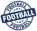 football blue stamp