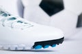 Football boots. Soccer boots. Royalty Free Stock Photo