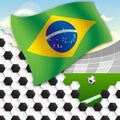 Football Brazil Royalty Free Stock Photo