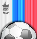 Football Championship Banner, Russia 2018, Sport Background Royalty Free Stock Photo