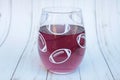 Football Clear Wine Glass