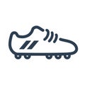 Football cleats icon. Vector illustration decorative design