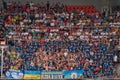 Football club Metalurh Donetsk fans Royalty Free Stock Photo