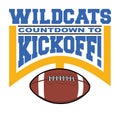 Football Countdown to Kickoff - Wildcats