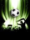 Football crowd background