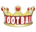 Football Crown Best Player Team WInner Victory Top Competitor