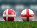 Football euro cup group C Denmark vs England