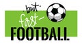 Football event banner