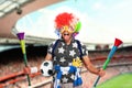 Football fan Royalty Free Stock Photo