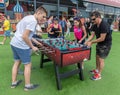 Football Fan Zone on Red Square in Moscow during the World Cup Royalty Free Stock Photo