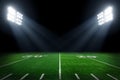 Football field Royalty Free Stock Photo