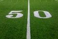 Football Field Royalty Free Stock Photo