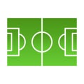 Football field flat icon. Pitch color icons in trendy flat style. Stadium gradient style design, designed for web and