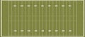 Football field - regulation NFL hashmarks Royalty Free Stock Photo