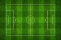 Football field or soccer field pattern and texture with clipping Royalty Free Stock Photo