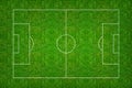 Football field or soccer field pattern and texture with clipping Royalty Free Stock Photo