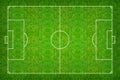 Football field or soccer field pattern and texture with clipping Royalty Free Stock Photo