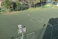 The football field from the top