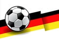 Football With Flag - Germany