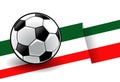 Football with flag - Italy