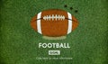 Football Game Ball Play Sports Graphics Concept