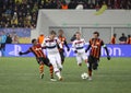 Football game Shakhtar Donetsk vs Bayern Munich Royalty Free Stock Photo