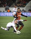 Football game Shakhtar Donetsk vs Bayern Munich Royalty Free Stock Photo