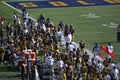 Football Game Sidelines Cal Berkeley Royalty Free Stock Photo