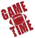 Football Game Time Royalty Free Stock Photo