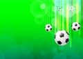 Football green backgrounds Royalty Free Stock Photo