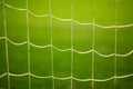 Football goal net close up Royalty Free Stock Photo