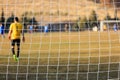 Football goal net closeup Royalty Free Stock Photo