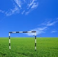 Football goals Royalty Free Stock Photo