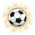 Football Golden Particles Confetti