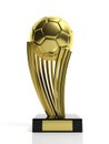 Football golden trophy