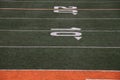 Football Gridiron Twenty Yard Line Royalty Free Stock Photo