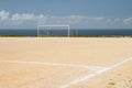 Football ground field Royalty Free Stock Photo