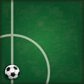 Football Ground Stripes Green Cover