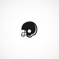 Football helmet icon. design element Royalty Free Stock Photo