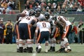 Football Huddle. Royalty Free Stock Photo